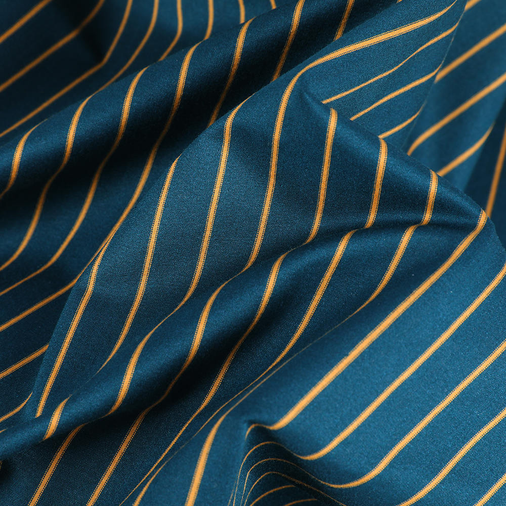Spandex Jersey Skin-Friendly Soft Silk Cotton rayé LA Shirt Tissu
