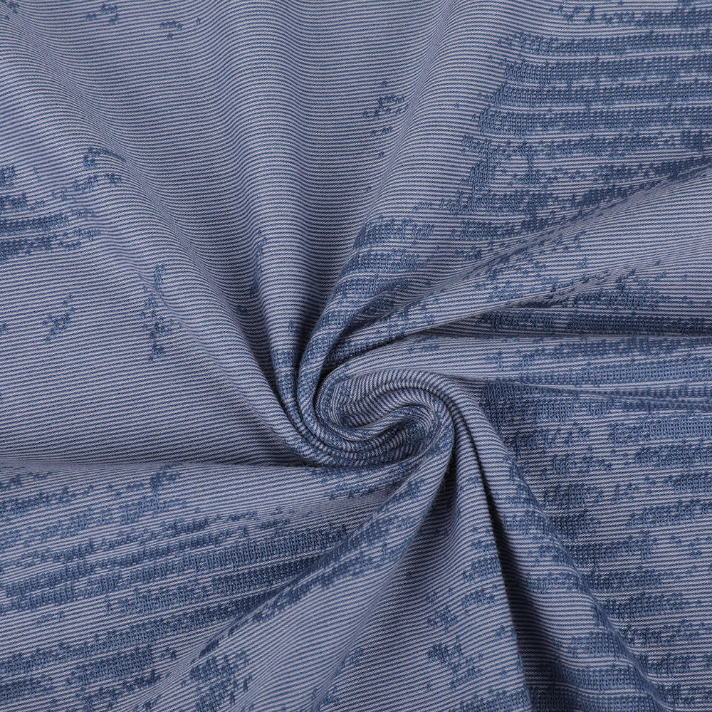 Breatchable écologique La liquide Ammoniac Jacquard Transfert Tited Tissu