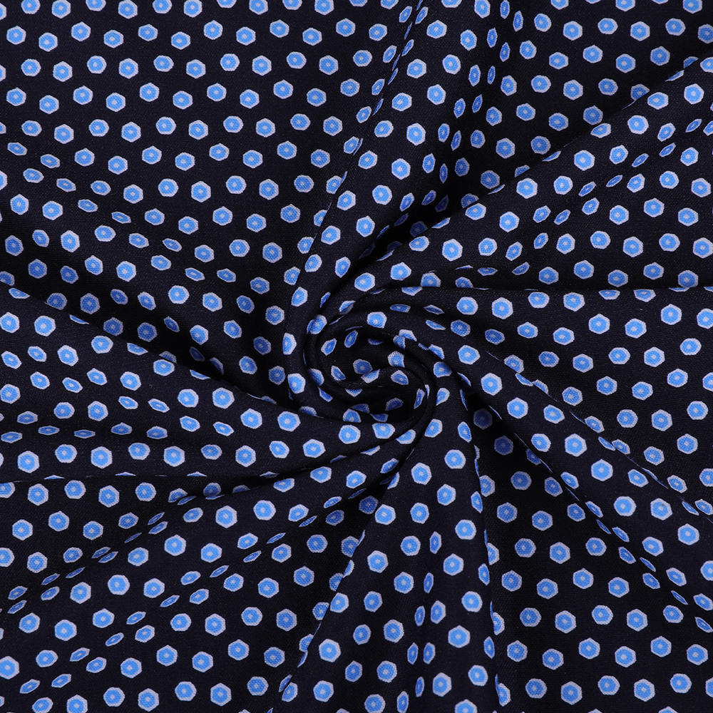 Tissu de chemise en coton à imprimerie numérique à imprimée numérique respectueuse de l'environnement confortable