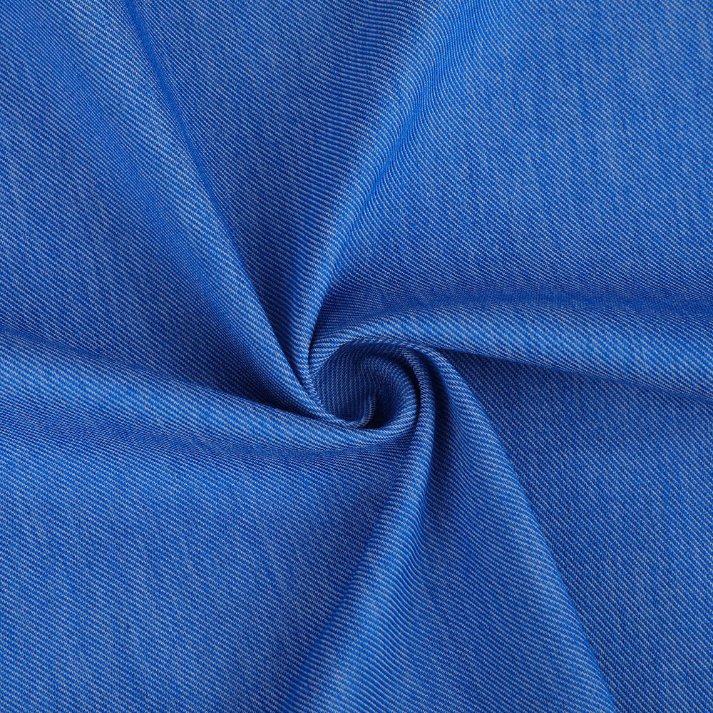 Tissu de chemise en laine douce Jacquard Twill à face