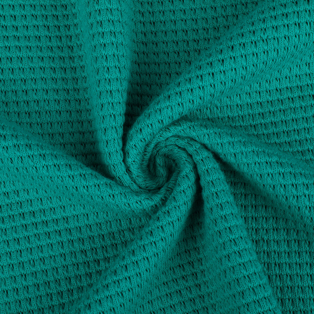 Tissu jacquard à un seul côté tricoté confortable et respirant pour les femmes