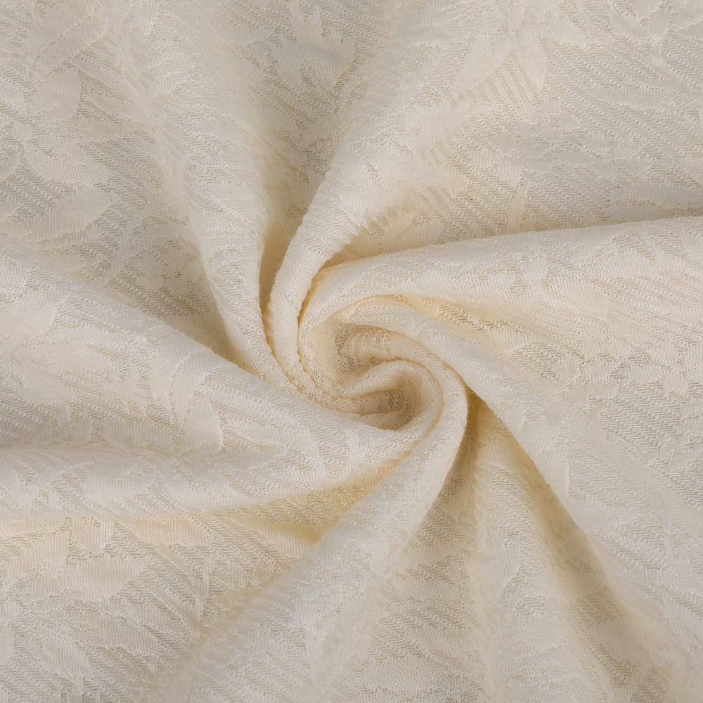 Interlock jacquard tissu tricoté sexy à la peau sexy adaptée aux femmes