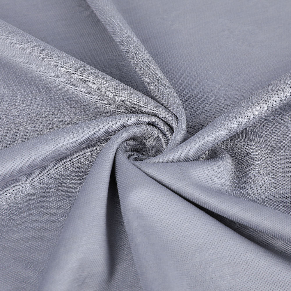 Tissu de laine de soie à double jacquard résistant à l'usure à l'épreuve du mal