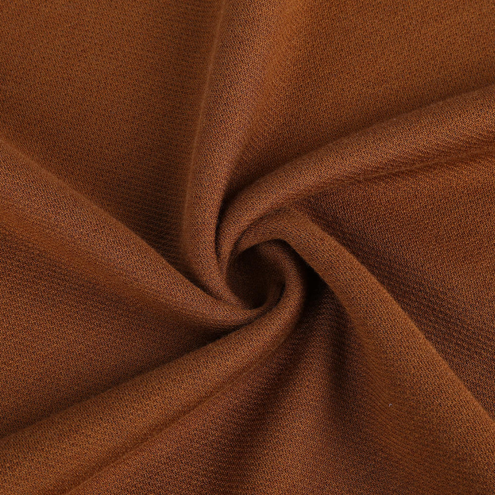 Interlore le tissu en tricot en spandex confortable Jacquard à double face pour les femmes