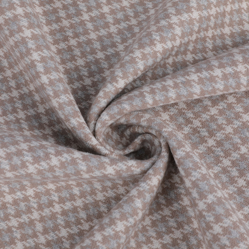 Jacquard à double face en coton de coton adapté à la peau