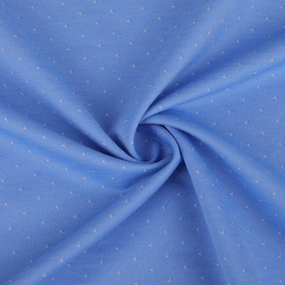 Tissu de chemise Jacquard à un seul élément croustillant et confortable et confortable